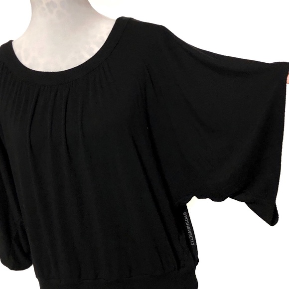 Michael Kors Black Draped Blouse - Picture 4 of 7